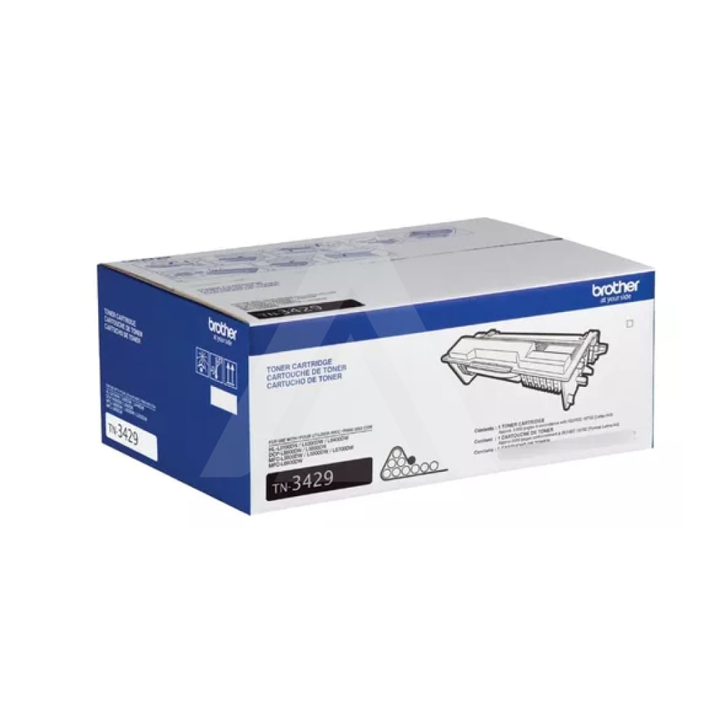 Toner Brother TN-3429 de alta capacidad, 3000 páginas, compatible con impresoras HLL5100DN y MFCL67