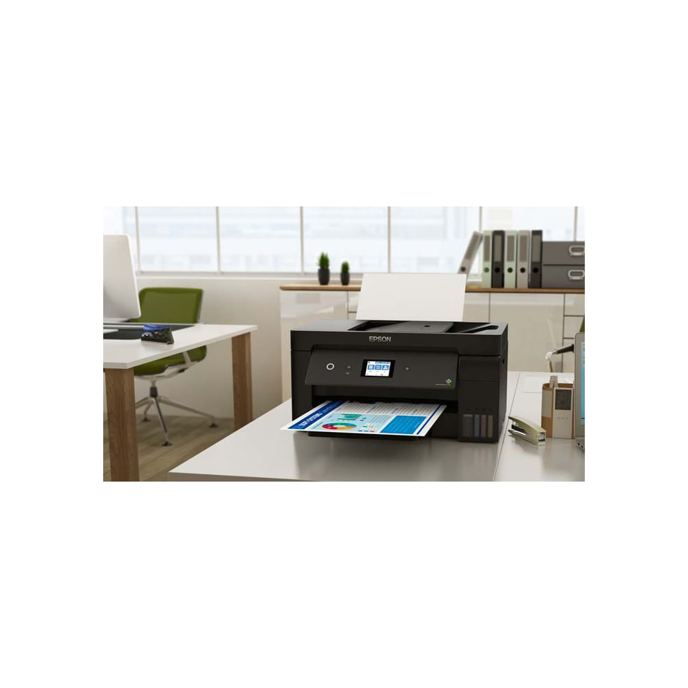 Impresora Epson EcoTank L14150 A3+ con ADF y conexión LAN/WiFi - Ideal para oficina