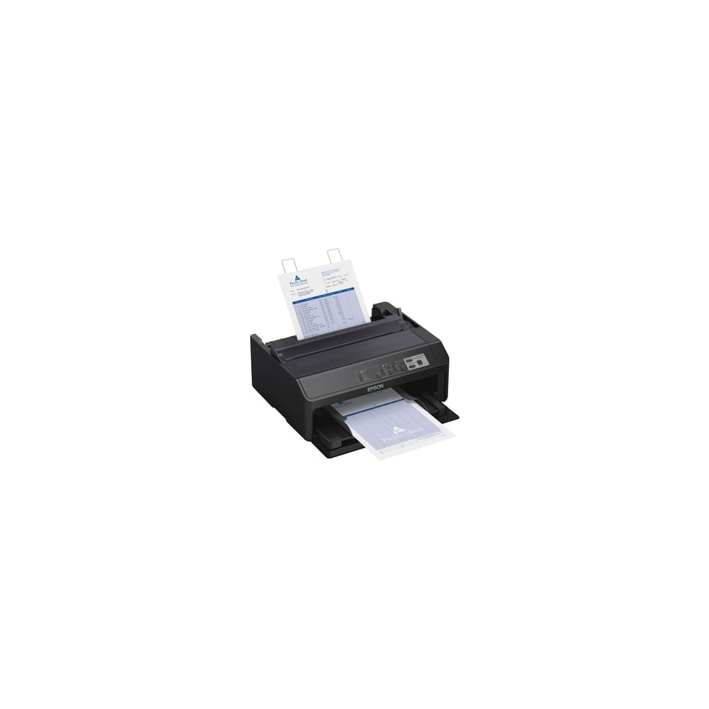 Impresora matricial Epson FX-890II, 9 clavijas, monocromo, USB y paralelo, 738 cps, compacta.