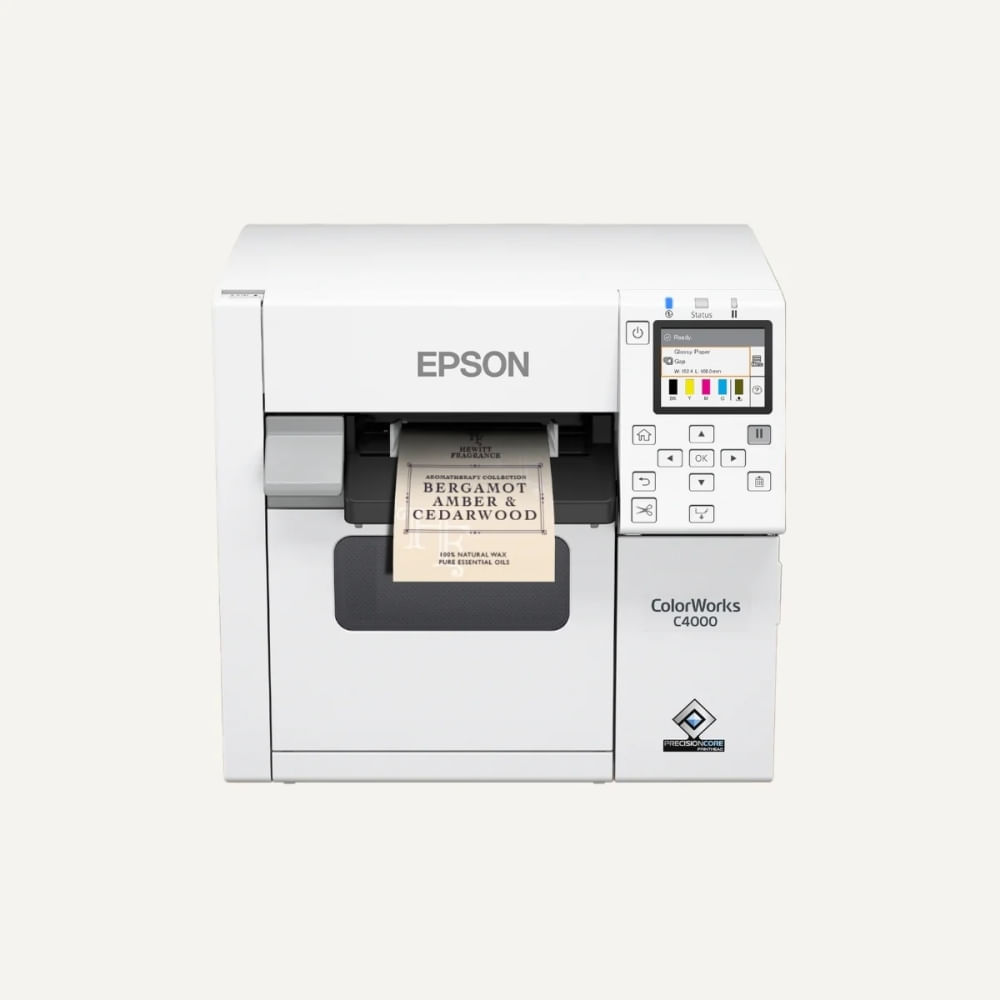 Impresora de etiquetas Epson ColorWorks CW-C4000 - Color, rápida y versátil para negocios