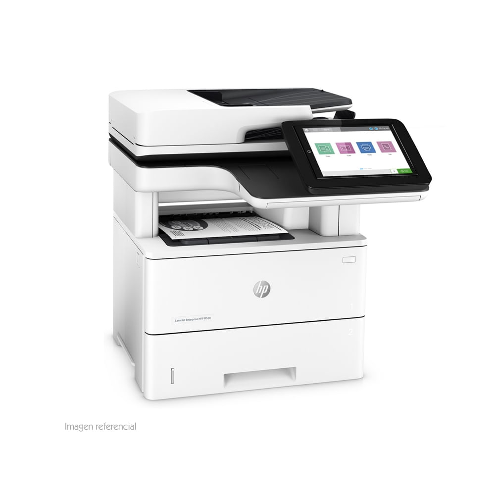 Impresora láser HP LaserJet M528dn, 38 ppm, 1200x1200 dpi, USB 2.0 y LAN - Ideal para oficinas.
