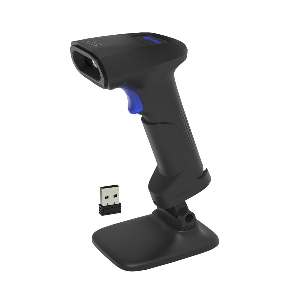 Escáner de código de barras 3nStar SC415BT - Inalámbrico y por cable, 1D/2D, negro, Bluetooth, 300m