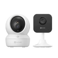Kit Cámaras H6C Full HD - H1C Full HD Ezviz Audio 2 vías Detección IA Movimiento