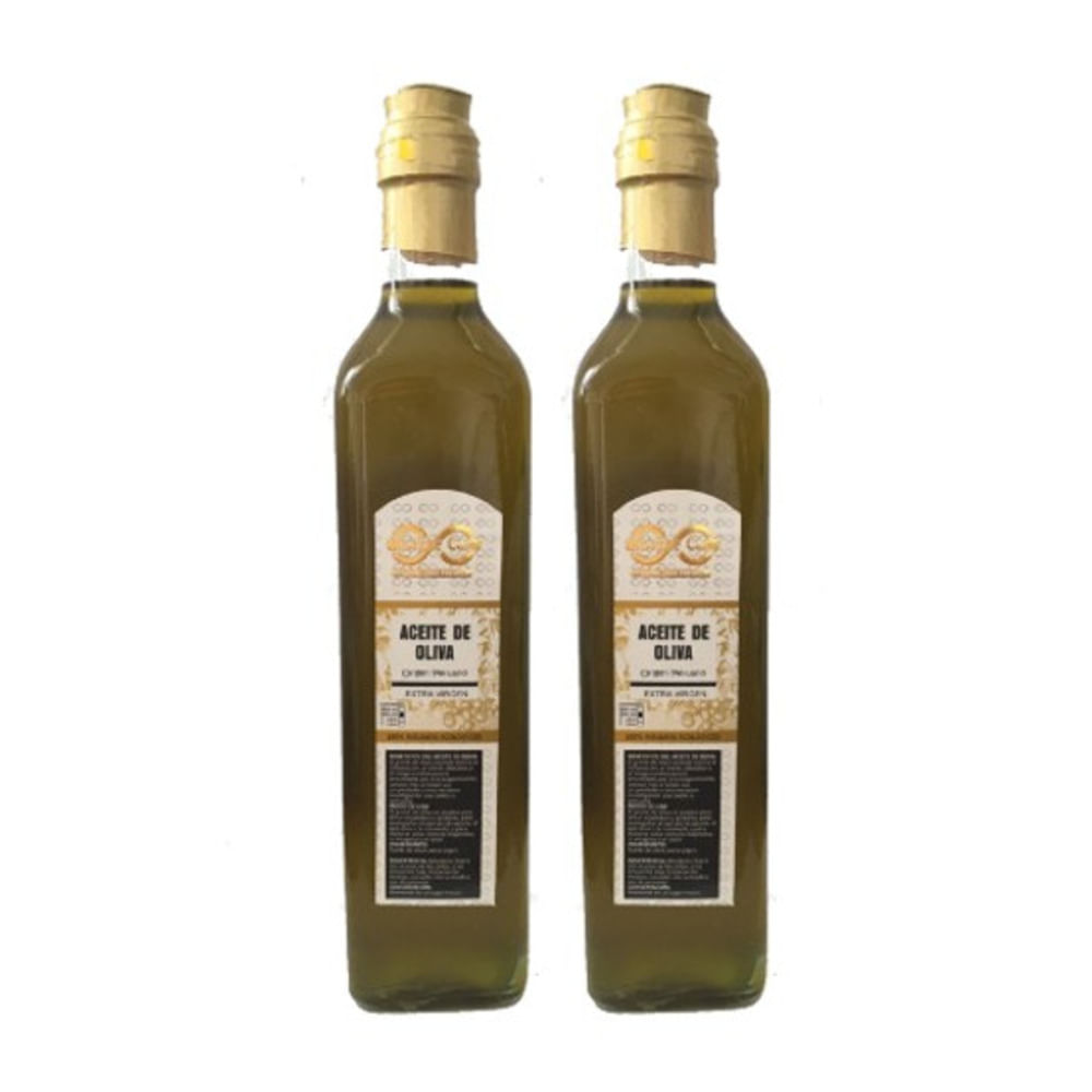 Aceite de Oliva Extra Virgen pack 500ml x 2  Alkaline Care