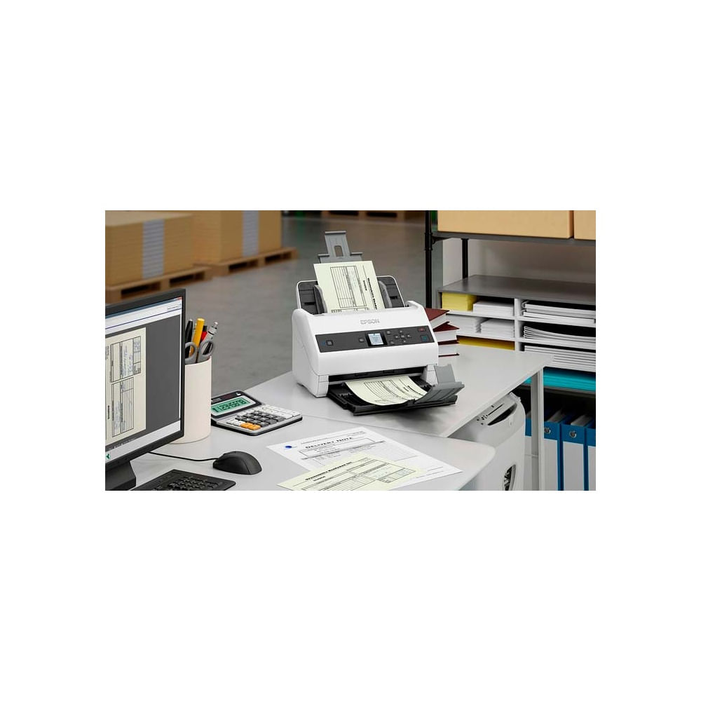 Escáner Epson DS-970 para grupos de trabajo, 600 dpi, 85 ppm, USB 3.0, alta velocidad y eficiencia