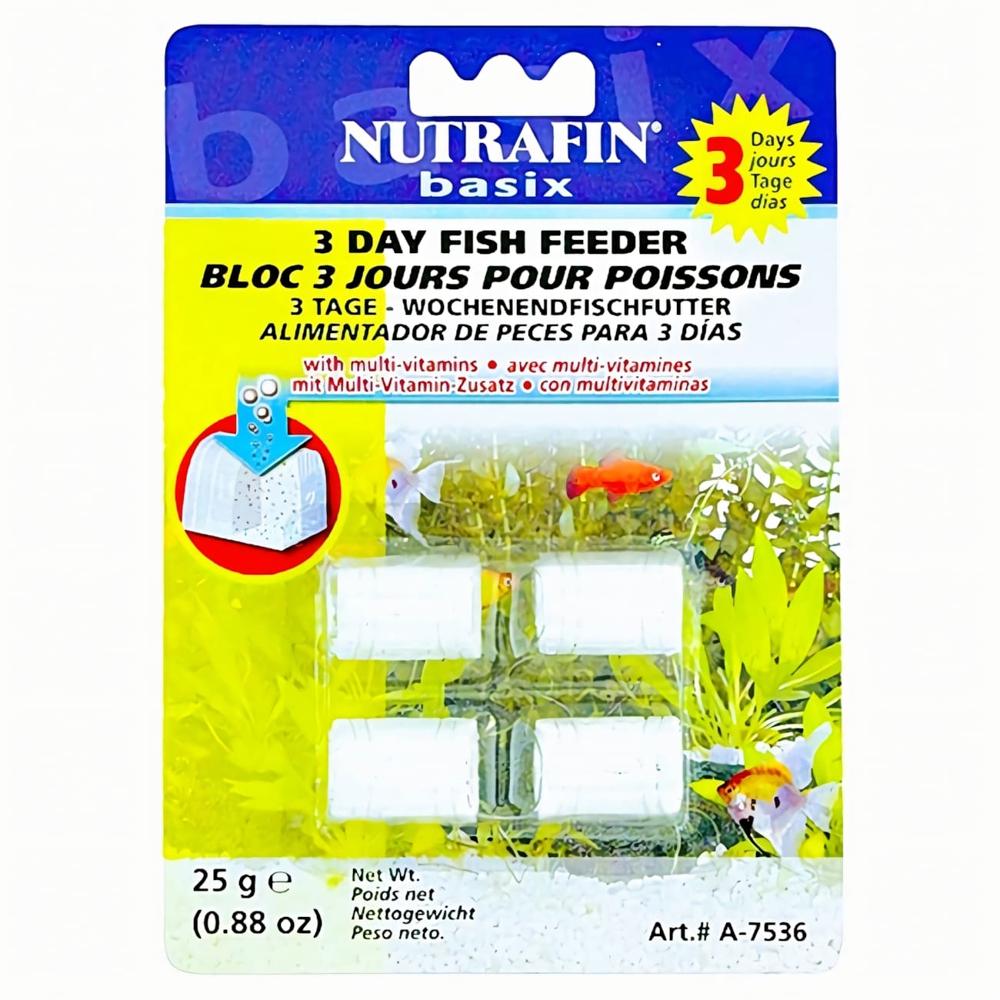 Nutrafin Basix Alimento De Peces Para 3 Dias Vacaciones 25gr