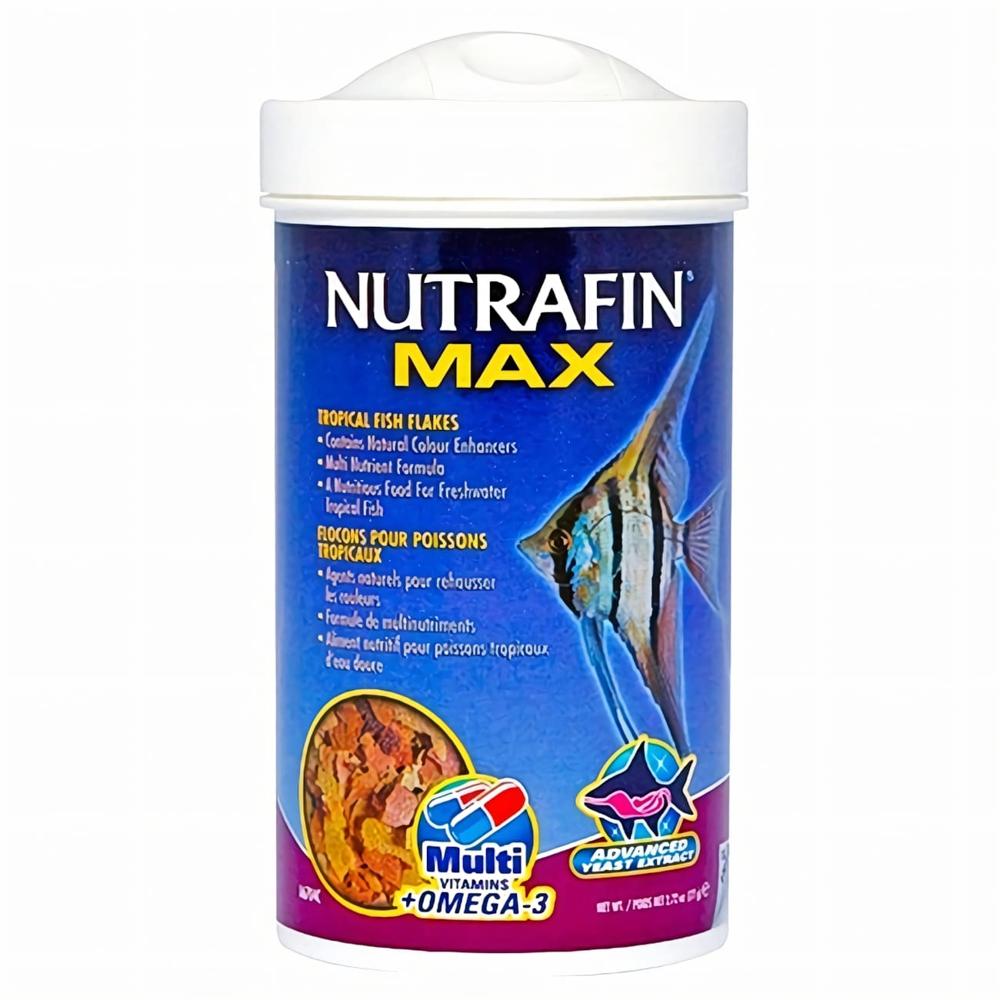 Nutrafin Max Alimento Premiun Peces Tropicales Escamas 77 Gr