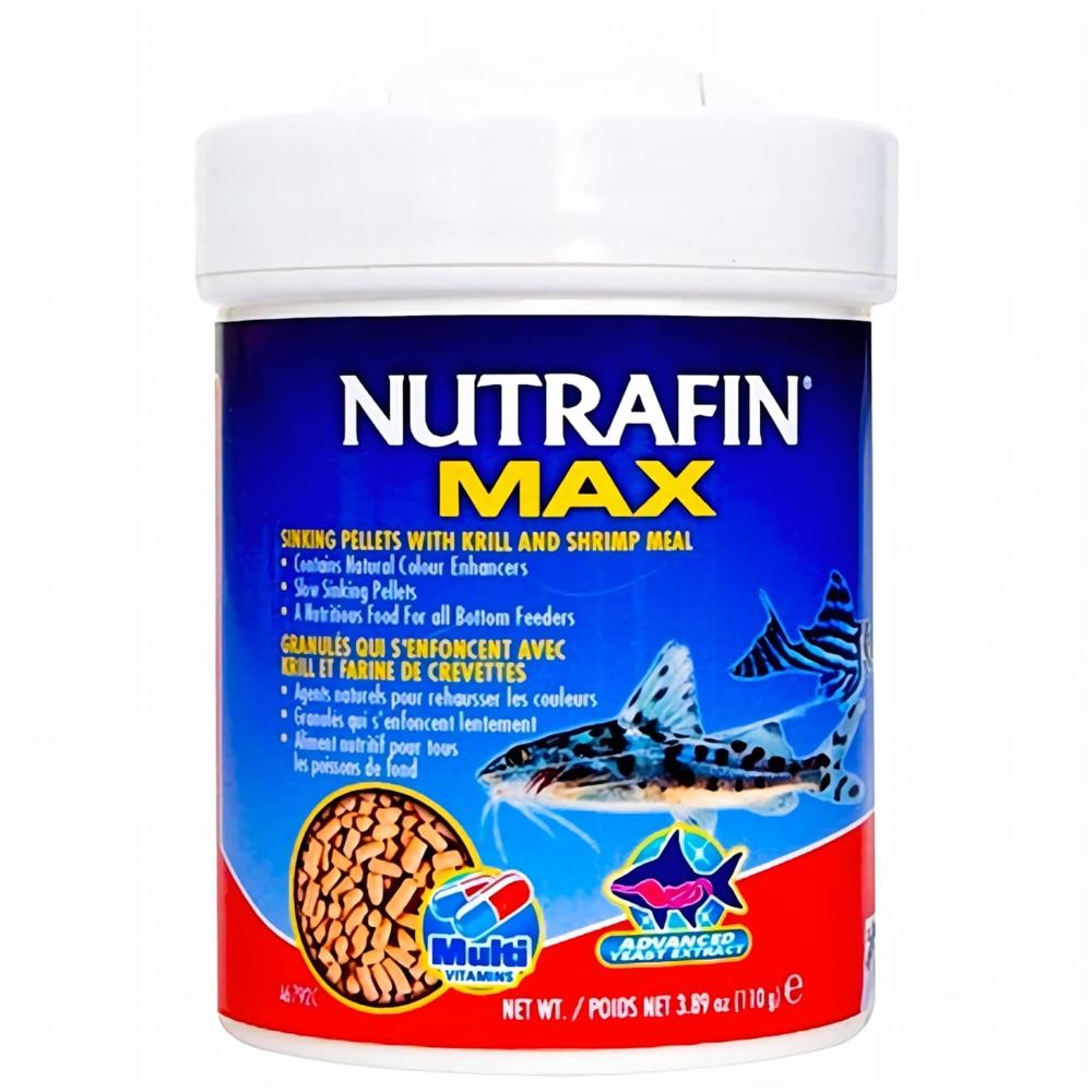Nutrafin Max Pellets Caida Lenta Con Krill Y Camarones 110 G