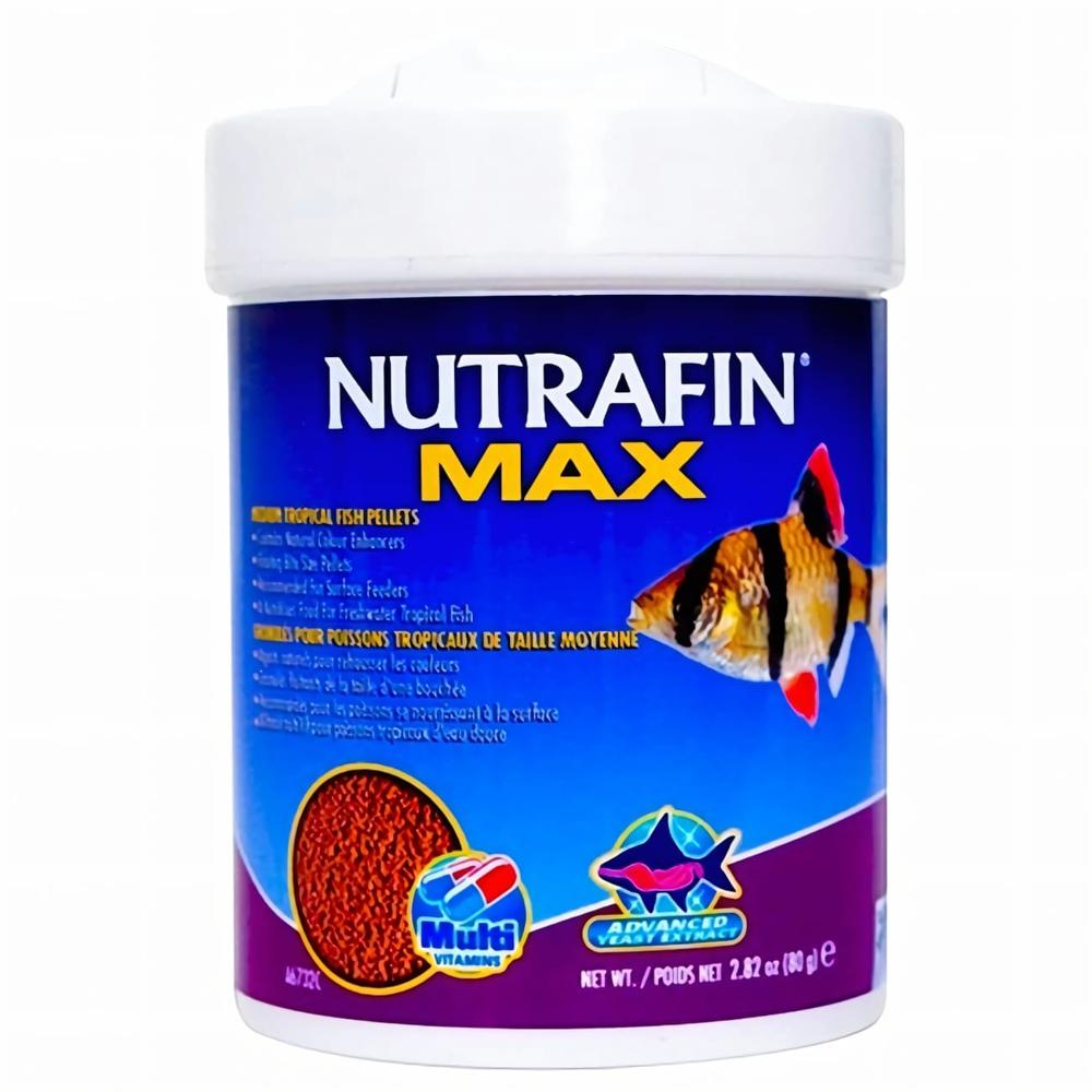 Nutrafin Max Granulos Flotantes Tropicales Medianos 80 Gr.