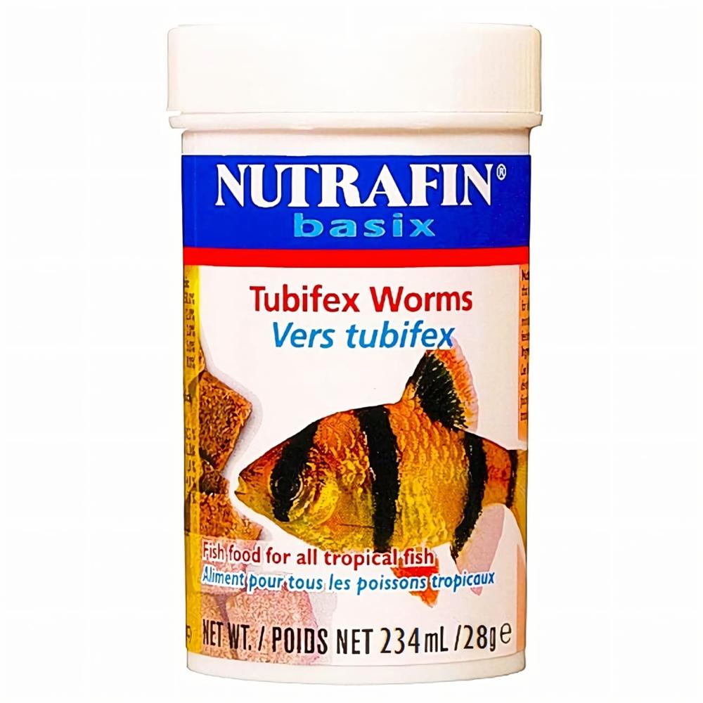 Nutrafin Basix Lombrices Tubifex Liofili. Tropicales 28 Gr.