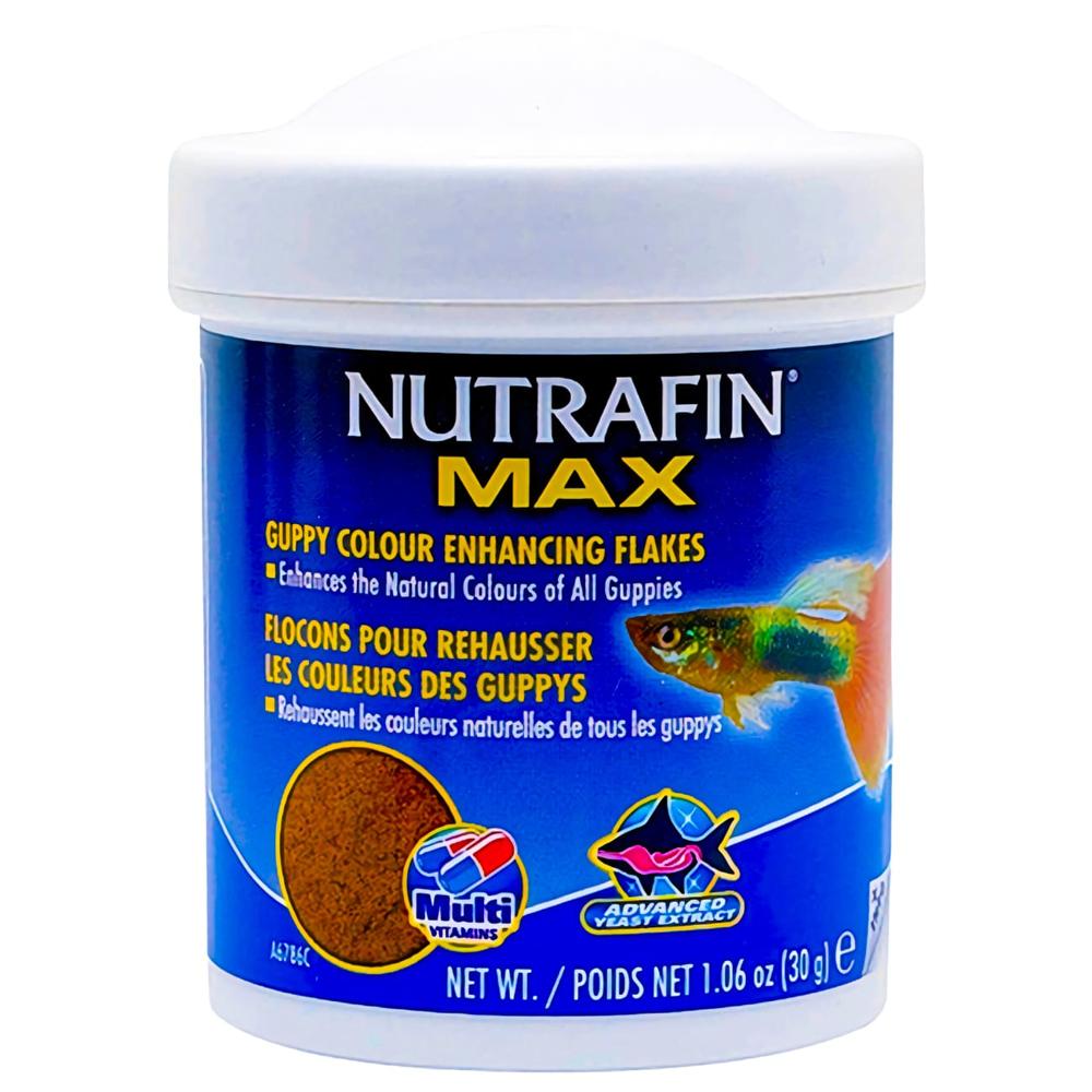 Nutrafin Max Alimento Para Dar Color A Peces Guppy 30 Gr.