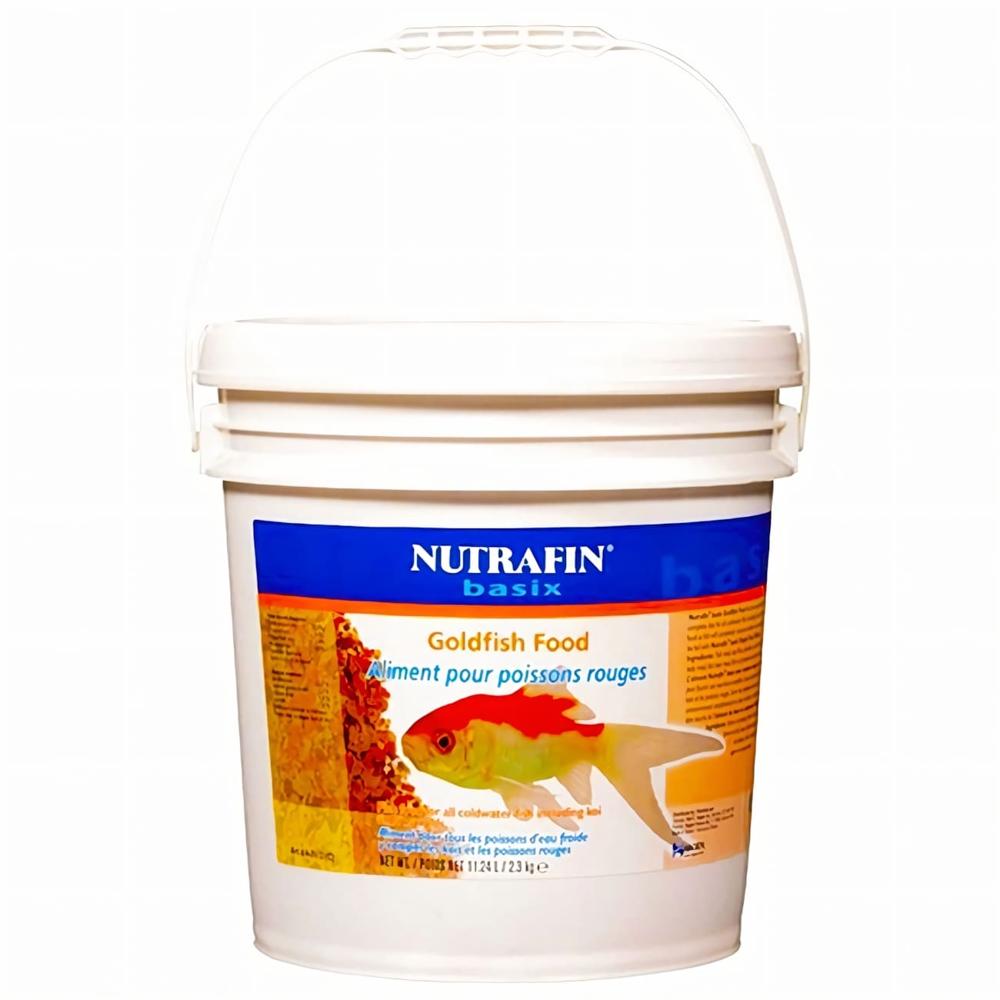 Nutrafin Basix Alimento Peces Goldfish Escamas Balde 2.3 Kg.
