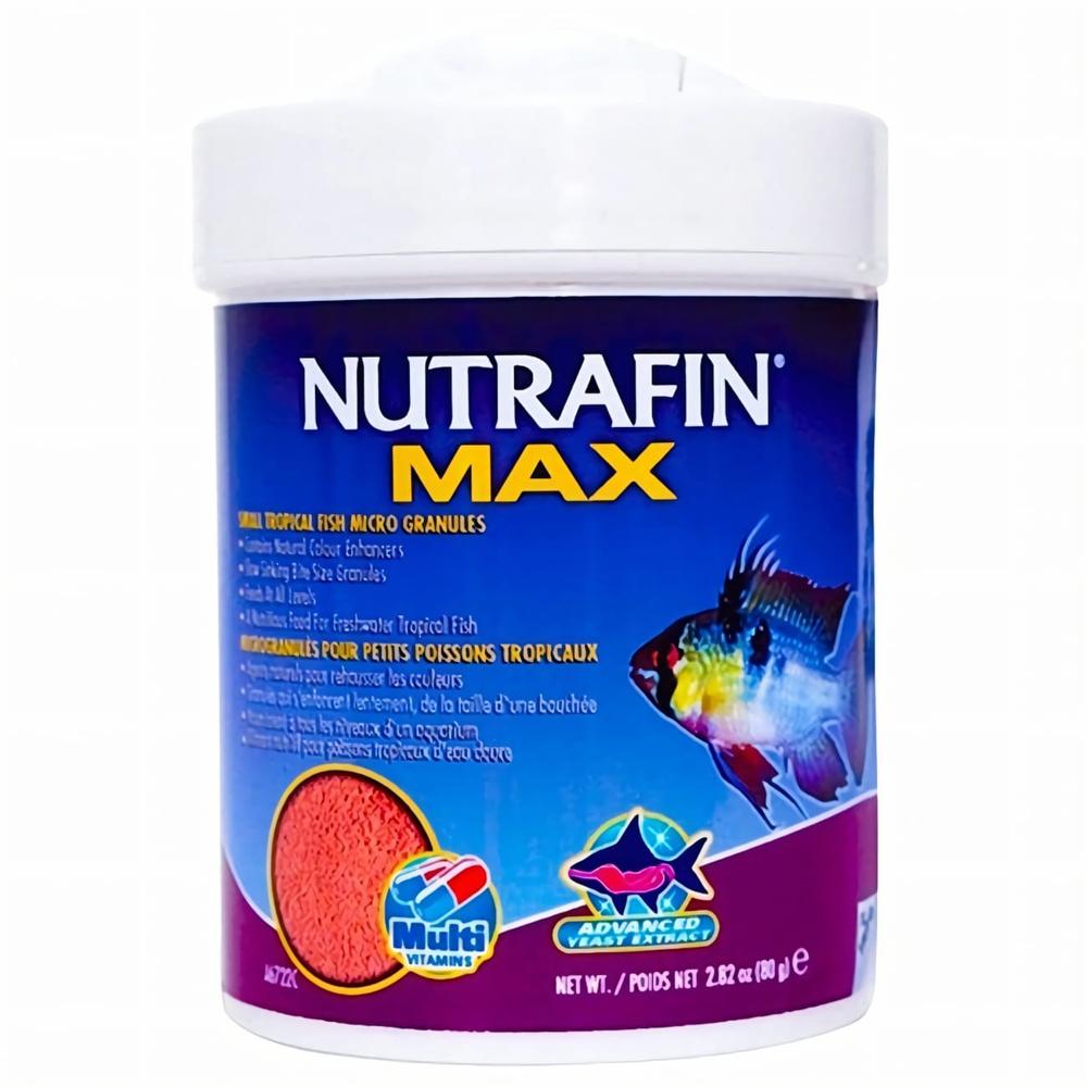 Nutrafin Max Micro Granulos De Caida Lenta Tropicales 80 Gr.