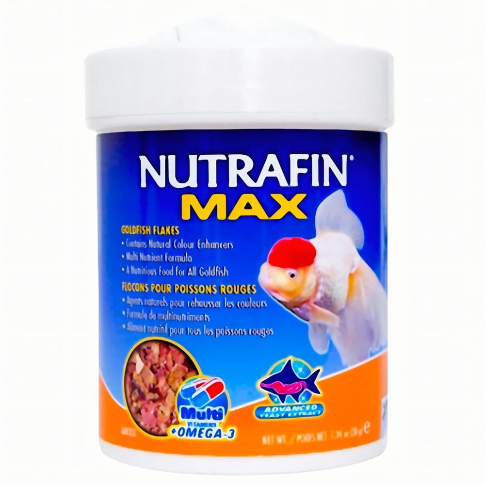 Nutrafin Max Alimento Premiun Peces Goldfish Escamas 38 Gr.