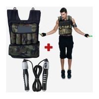 Chaleco De Peso 10kg Running CrossFit Soga Para Saltar