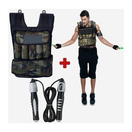 Chaleco De Peso 10kg Running CrossFit Soga Para Saltar