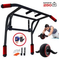 Barra Multifuncional 2en1 Rueda Carver Importada Guantes