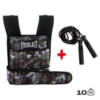 Chaleco De Peso 10kg Para Entrenamiento  Soga Para Saltar