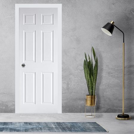 Puerta Sinfonia HDF/Pino Ares Blanco 207 cm