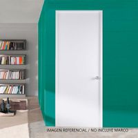 Puerta hdf lisa blanca Alina 40x85x2.07 Dimfer