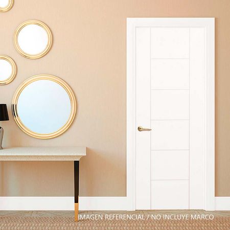 Puerta contraplacada Opera 60x207cm Dimfer