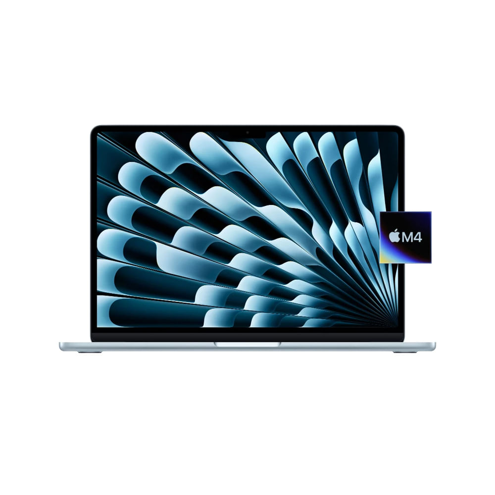 Apple MacBook Air 13.6"" Azul, Chip M4, 16GB RAM, 256GB SSD, Pantalla Liquid Retina, 18h Batería