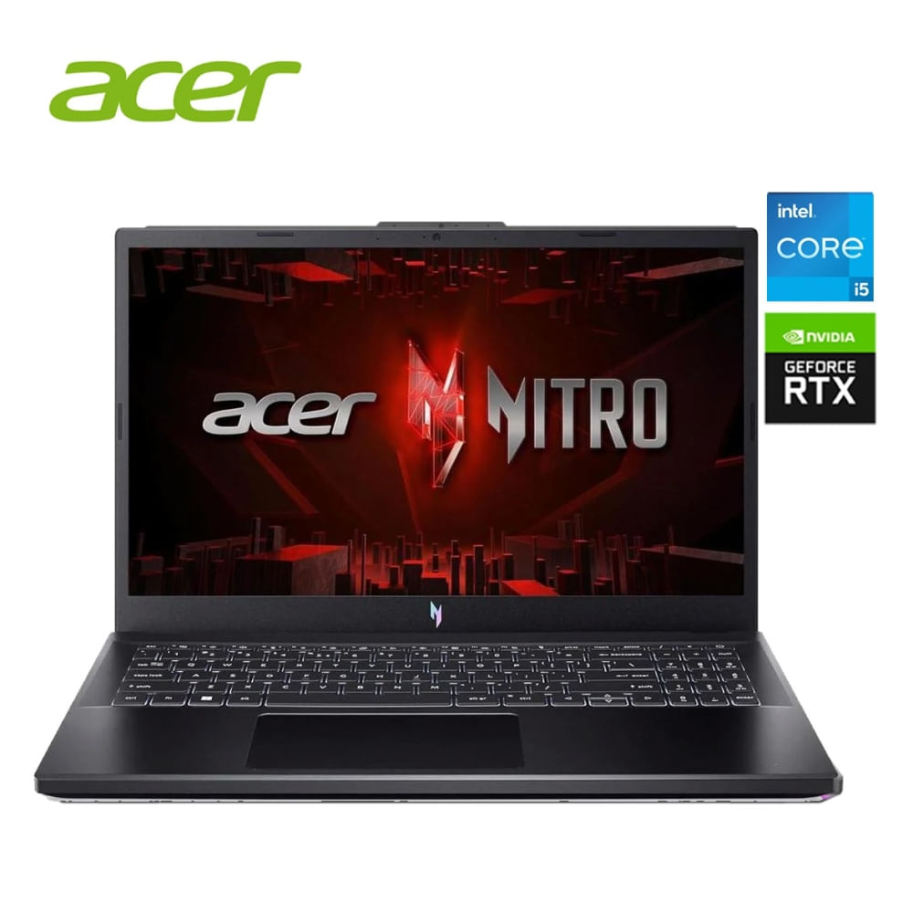 Laptop gaming Acer Nitro V 15 - Intel i5, RTX 4050, 8 GB DDR5, 512 GB SSD, 15.6"" FHD 144 Hz, Window