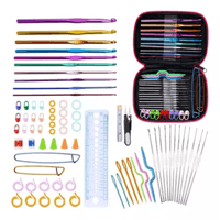 Kit de Ganchos Y Accesorios para Tejer Al Crochet 100 Piezas
