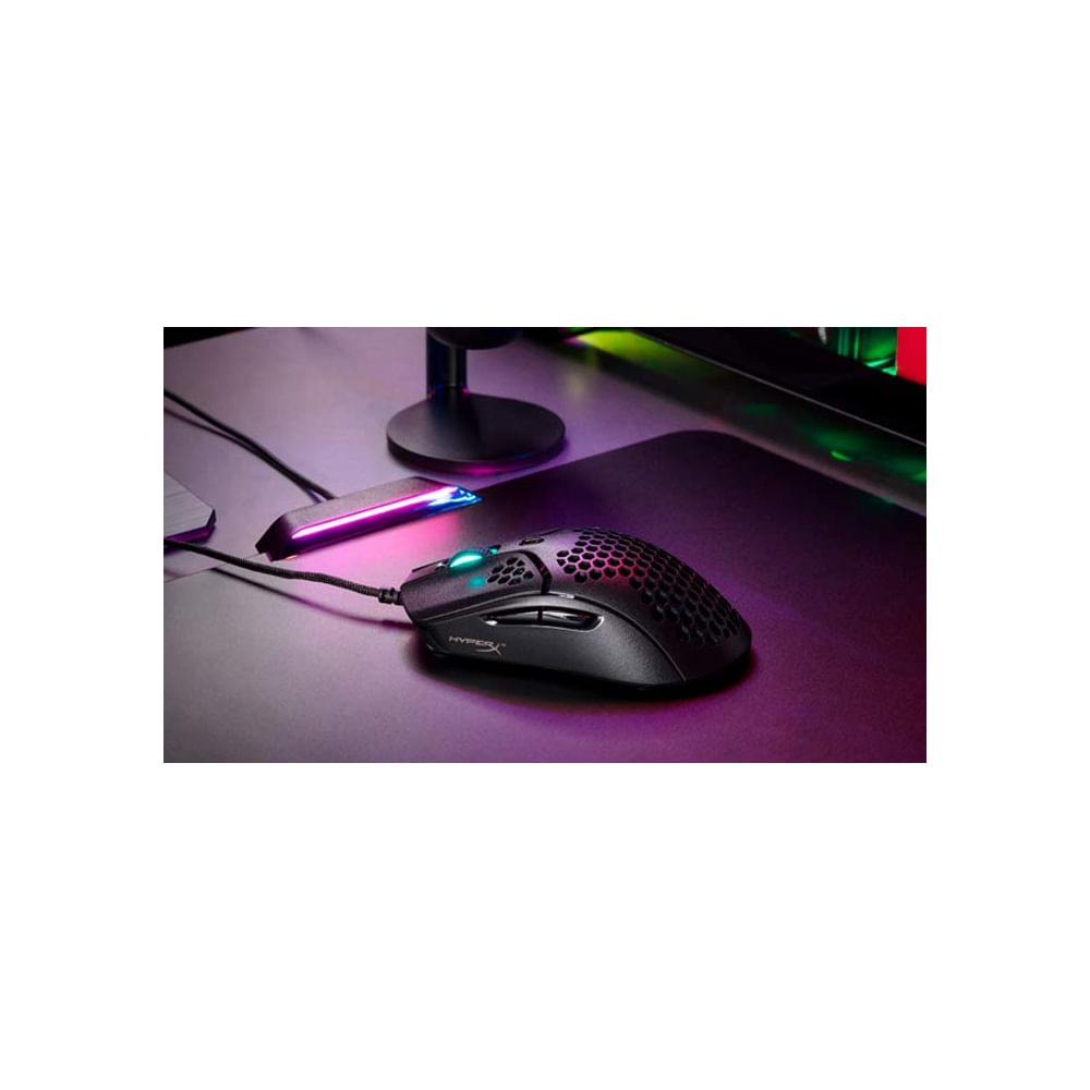 Mouse gaming HyperX Pulsefire Haste RGB 16K - Ligero, rápido y con iluminación personalizable