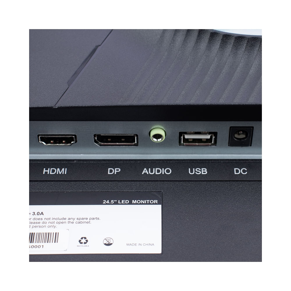 Monitor gaming TEROS TE-2475G de 24.5"" FHD, 180Hz, 1ms, HDMI y DP - Experiencia de juego envolvente