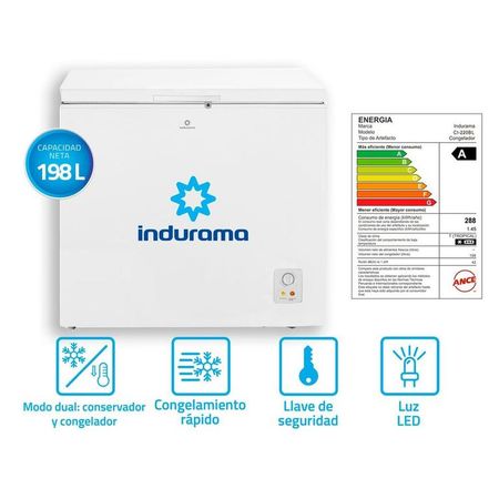 Congeladora Defrost 198Lts CI-220BL Blanco