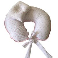 Almohada de Lactancia Estrella Rosada Mi Cigueña