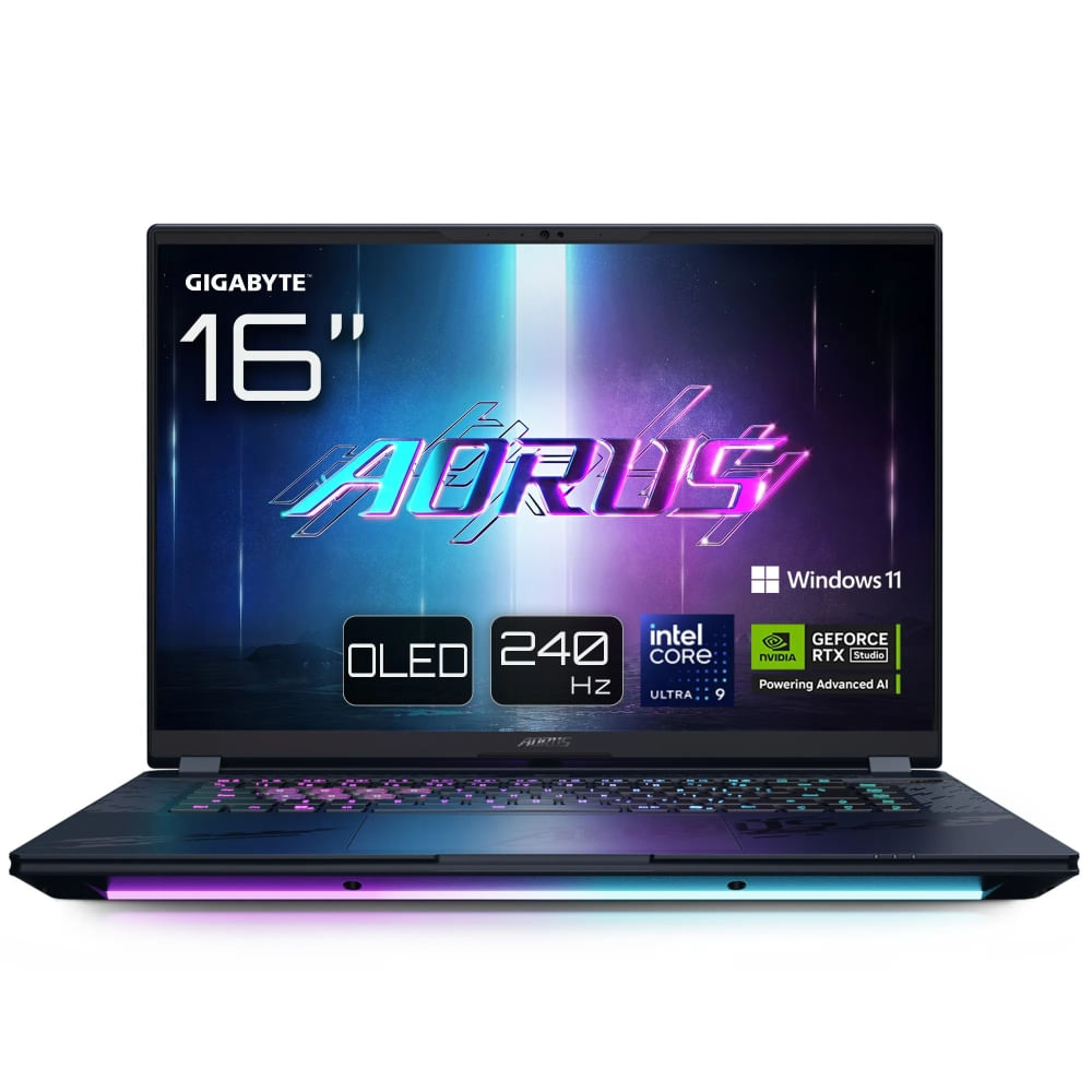 Gigabyte Aorus Master 16"" OLED QHD Ultra, Intel 9 275HX, 32GB RAM, 1TB SSD, 5.4GHz, Gaming Laptop