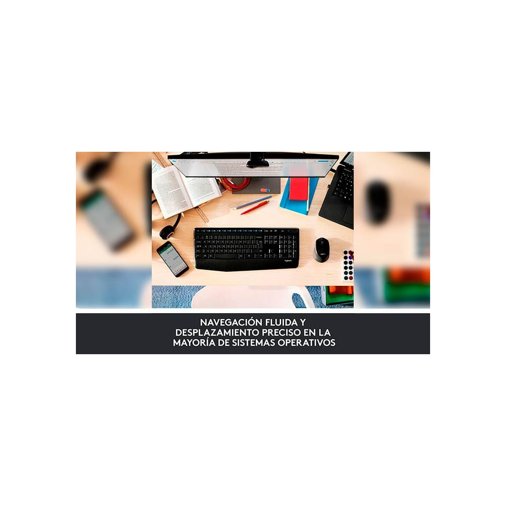 Mouse Logitech M280 inalámbrico negro | Diseño ergonómico y conexión estable para trabajo y juego