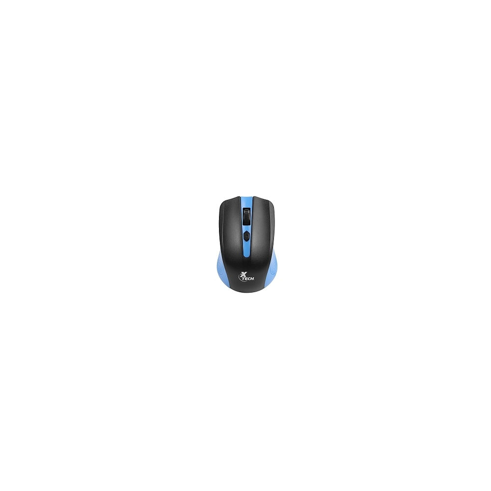 Mouse inalámbrico Xtech XTM-310BL azul 2.4 GHz, 1600 DPI - precisión y comodidad para tus tareas