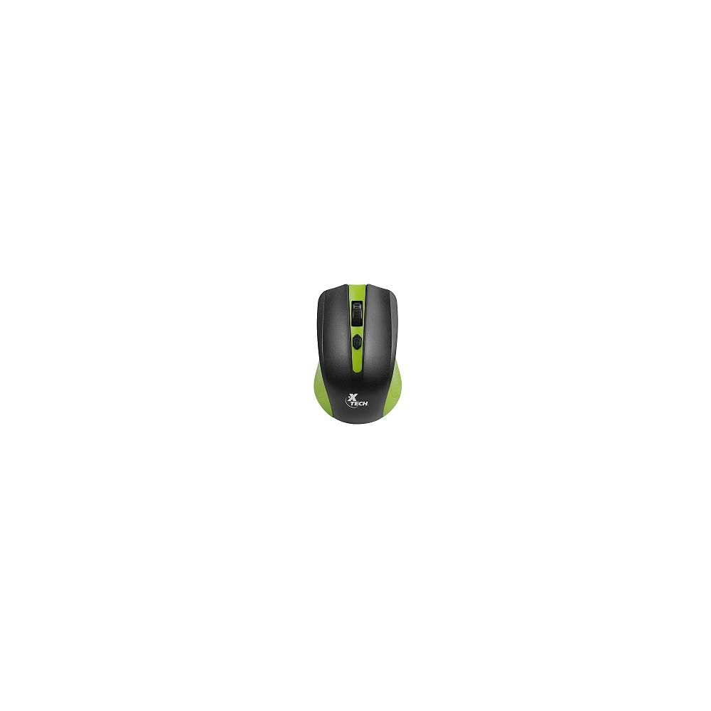 Mouse inalámbrico Xtech XTM-310GN verde, 2.4 GHz y 1600 dpi para un control preciso y cómodo