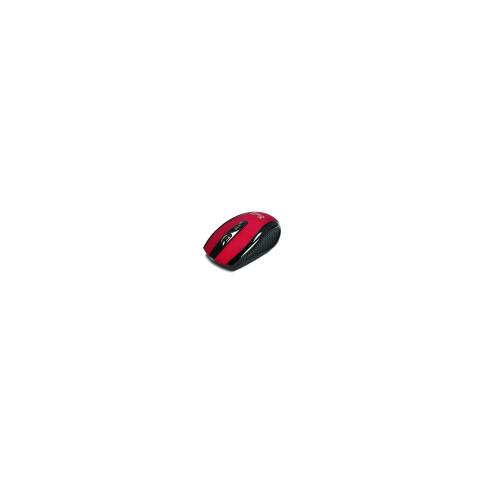 Klip Xtreme mouse inalámbrico 2.4 GHz rojo con 6 botones y nano receptor compacto