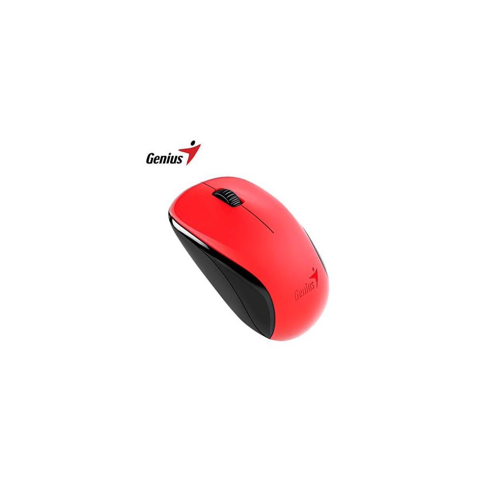 Mouse Genius NX-7000 inalámbrico BlueEye rojo - precisión y comodidad para tu computadora