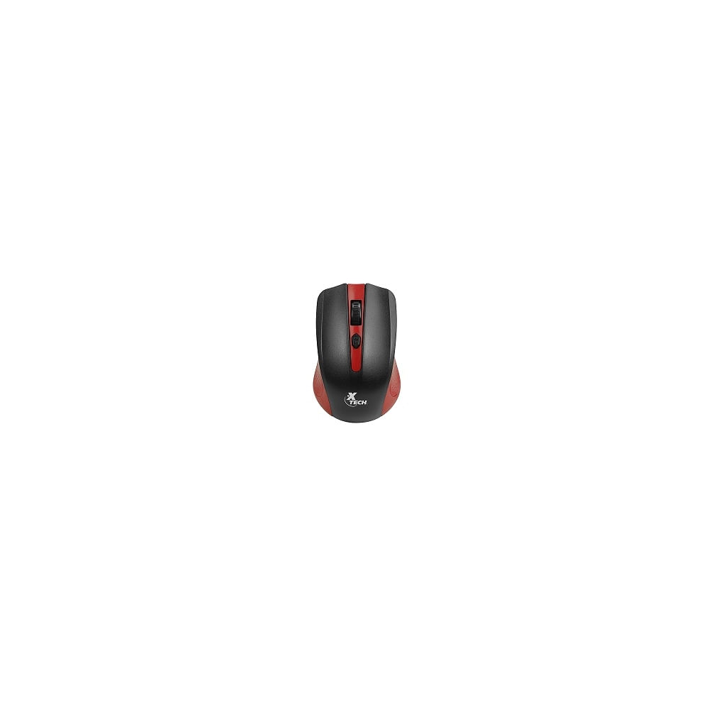 Mouse inalámbrico Xtech 2.4 GHz rojo, 1600 DPI - Precisión y comodidad para tu PC
