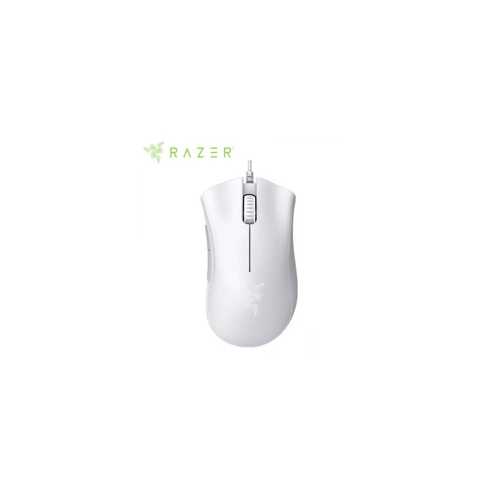 Razer DeathAdder Essential Mouse Blanco 6400 DPI con Switch Mecánico para Gaming
