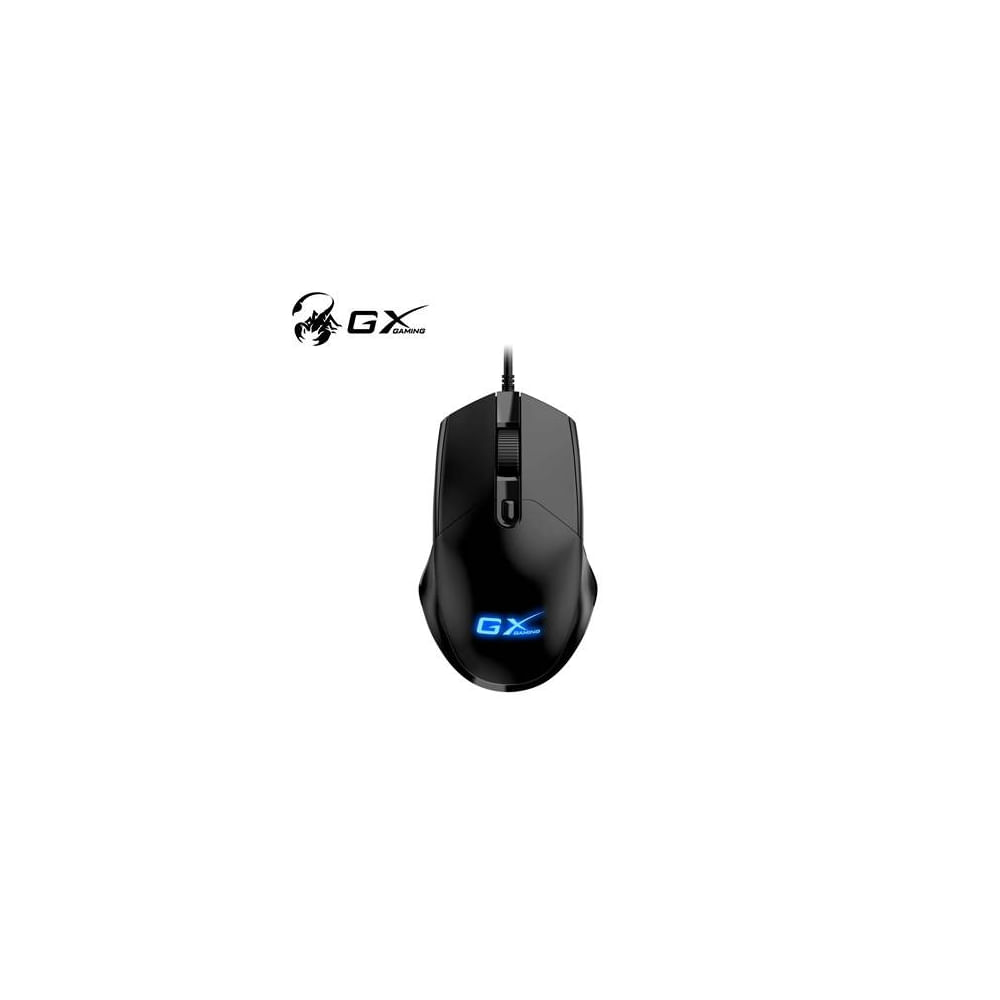 Mouse Gamer Scorpion M300 RGB negro con retroiluminación y diseño ergonómico para PC