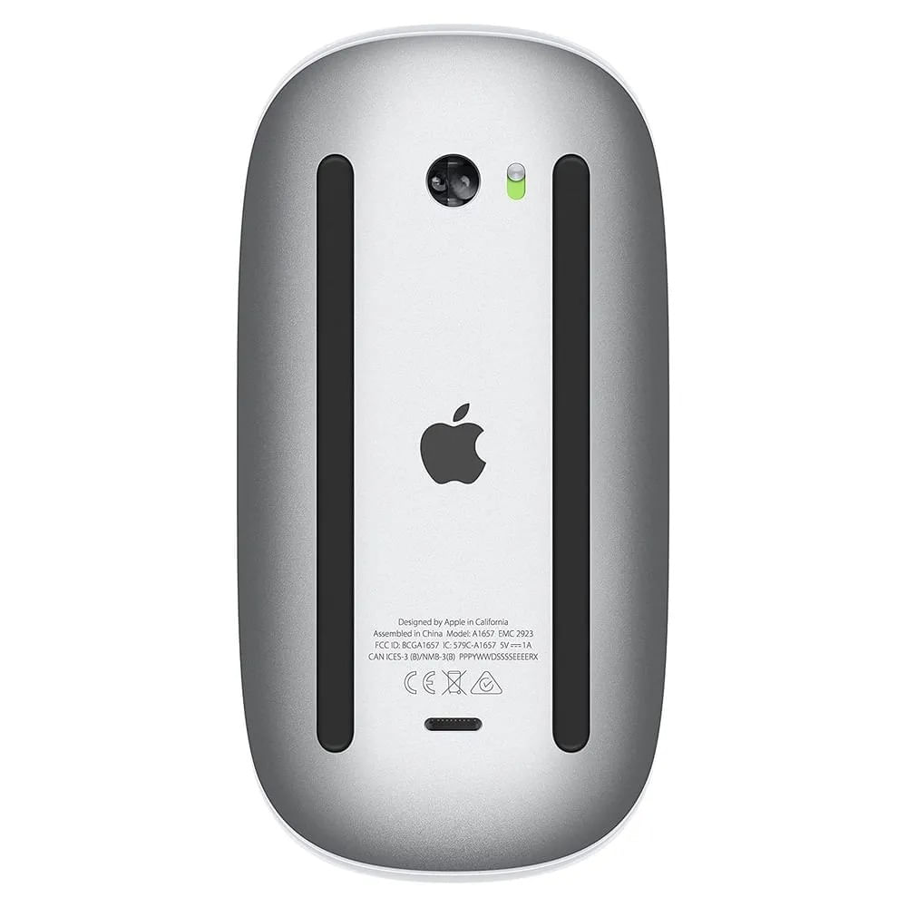 Apple Magic Mouse A3204 inalámbrico blanco, óptico y recargable para una navegación sin límites