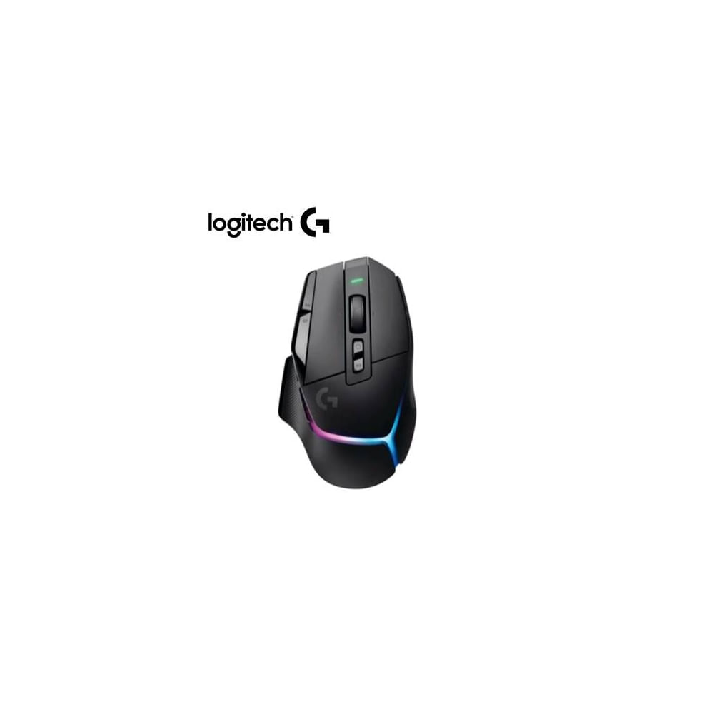 Mouse Logitech G502 X Plus Lightspeed - 25K DPI, RGB, Color Negro, Conectividad Inalámbrica