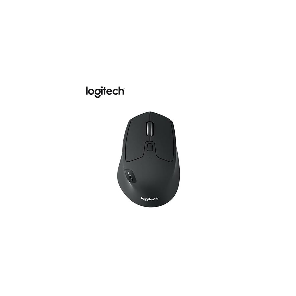 Mouse Logitech M720 Triathlon Inalámbrico Negro - Conexión múltiple y diseño ergonómico