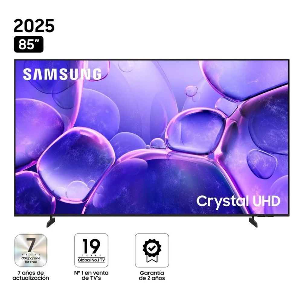 TELEVISOR SAMSUNG 85"" UHD 4K SMART TV UN85U8000FGXPE-2025