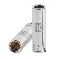 Dado 10mm Hexagonal Tubular Encastre de 1/4"" 13204 Truper