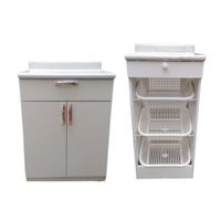 Majestuoso Muebles de Cocina 2 en 1 Repostero y Verdulero Línea Blanca