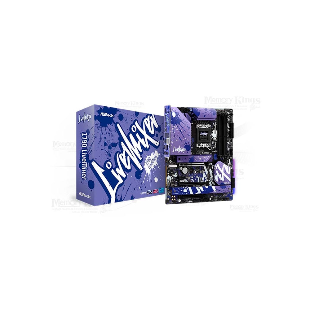 Placa base Asrock Z790 Livemixer D5, ATX, Socket 1700, ideal para gaming y multitarea