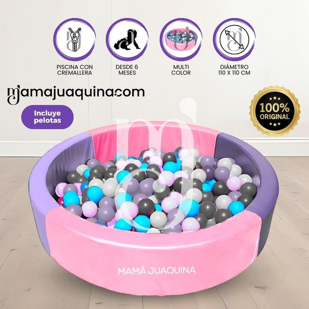 Piscina Didáctica «HAPPY POOLY PLUS» con Pelotas Pink