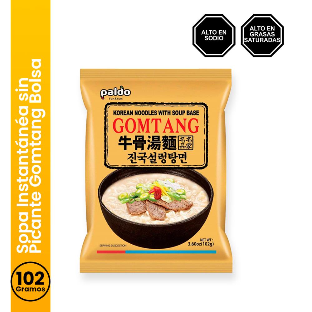 Sopa Instantanea sin Picante Gomtang Bolsa 102gr